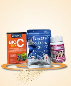 Gluta + collagène + vitamines BIO C