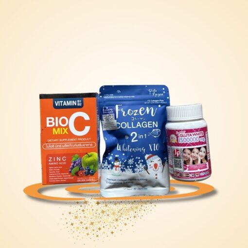 Gluta + collagène + vitamines BIO C